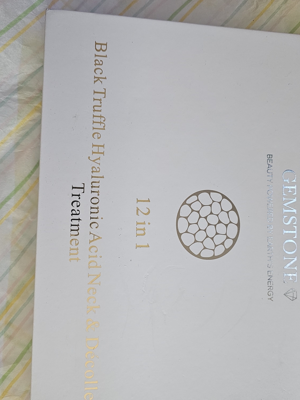 GEMSTONE Black Truffle Hyaluronic Acid 12-in-1 Treatment - White & Gold Box